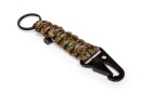 Survivalowy brelok PARACORD - ARMY GREEN